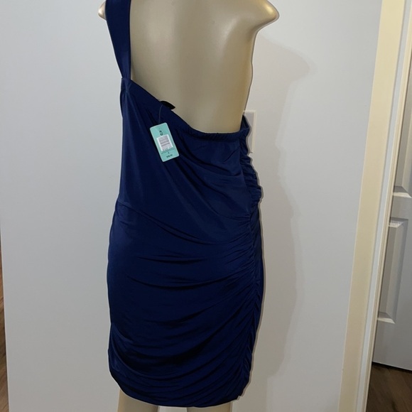 NWT Torrid blue one shoulder dress size - 2 - Picture 2 of 5